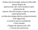 BLOCO DE ILUMINAÇÃO AUTÔNOMO BLA 600 EMERGÊNCIA