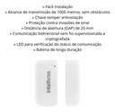 4 X Sensor Magnético De Abertura Sem Fio Xas 8000 Intelbras