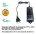 10x Fonte Alimentação Multissaídas 5a 12v Intelbras Ef 1205+