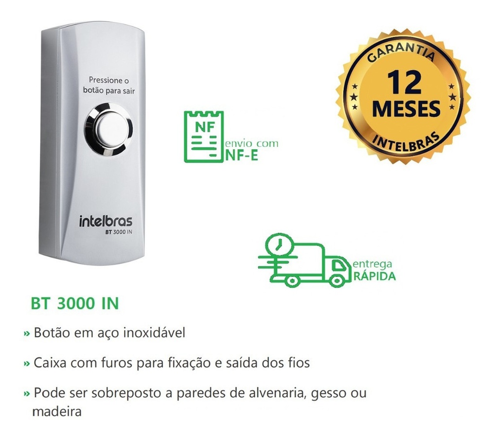 BOTOEIRA INOX BT 3000 INTERNO