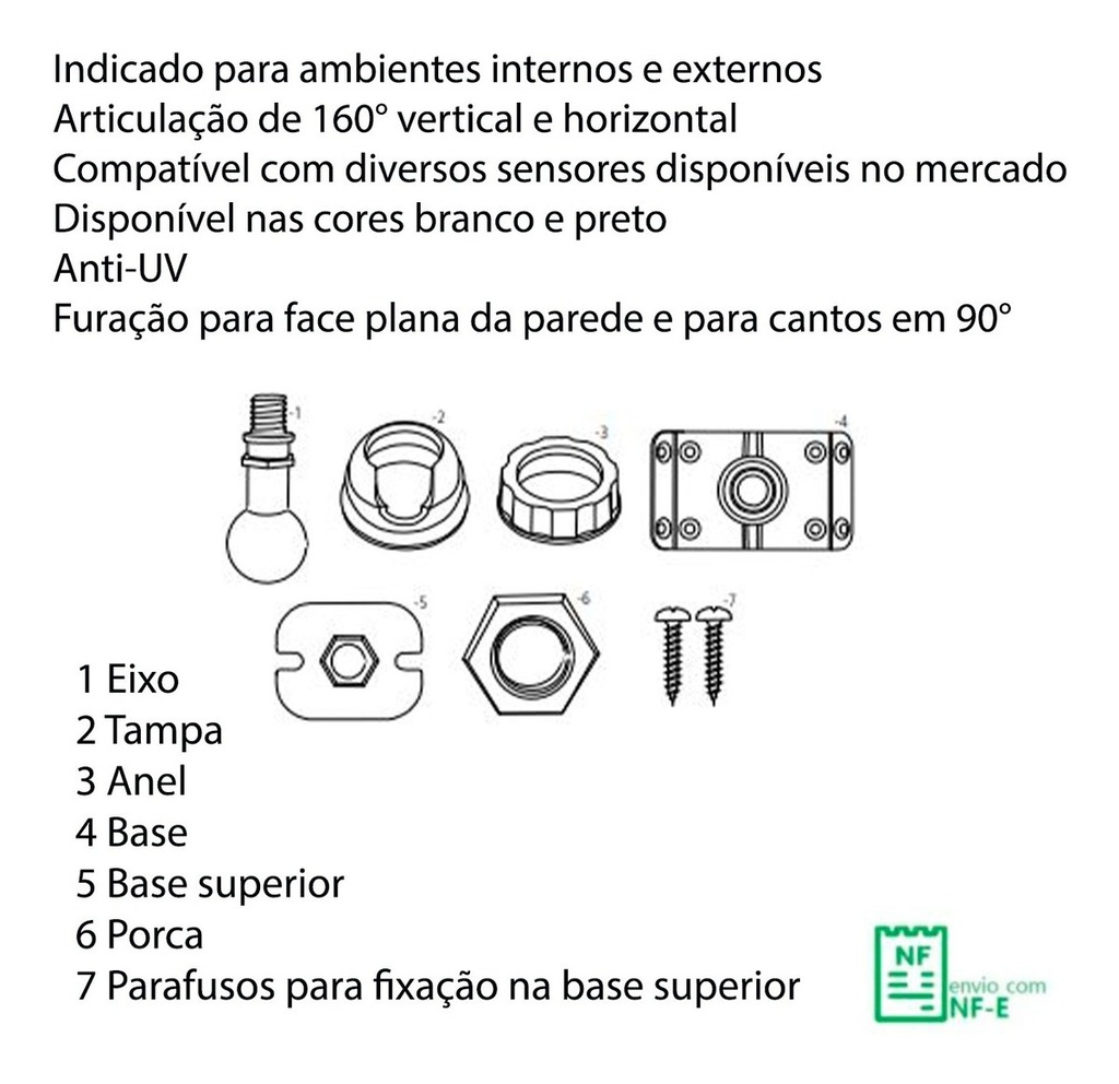 KIT 4X XSA1000 BRANCO