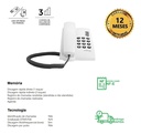 TELEFONE COM FIO PLENO (CINZA ÁRTICO)
