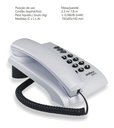 TELEFONE COM FIO PLENO (CINZA ÁRTICO)