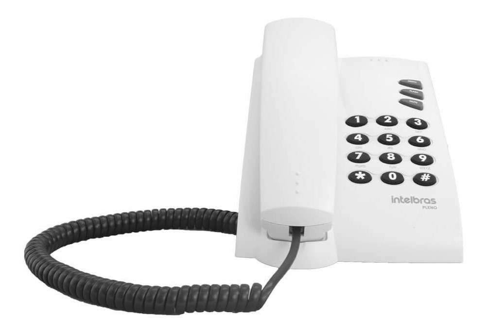 TELEFONE COM FIO PLENO (CINZA ÁRTICO)