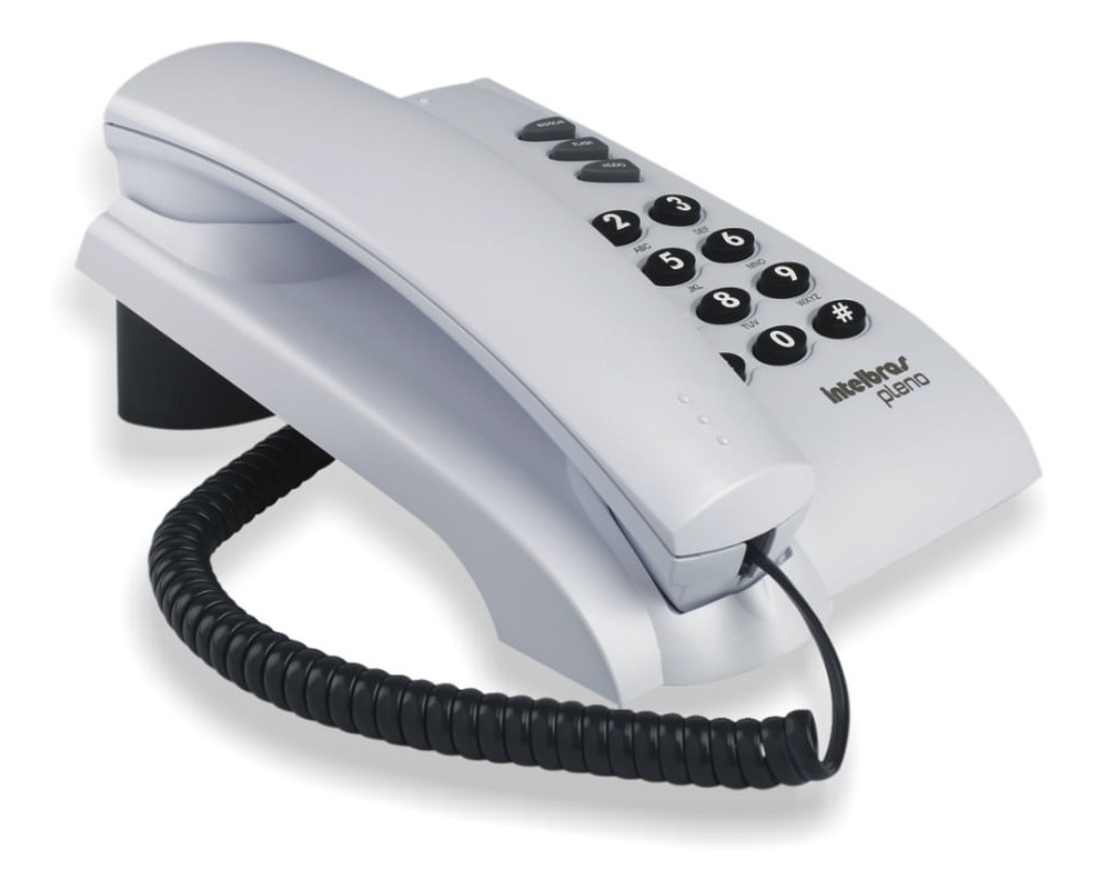 TELEFONE COM FIO PLENO (CINZA ÁRTICO)