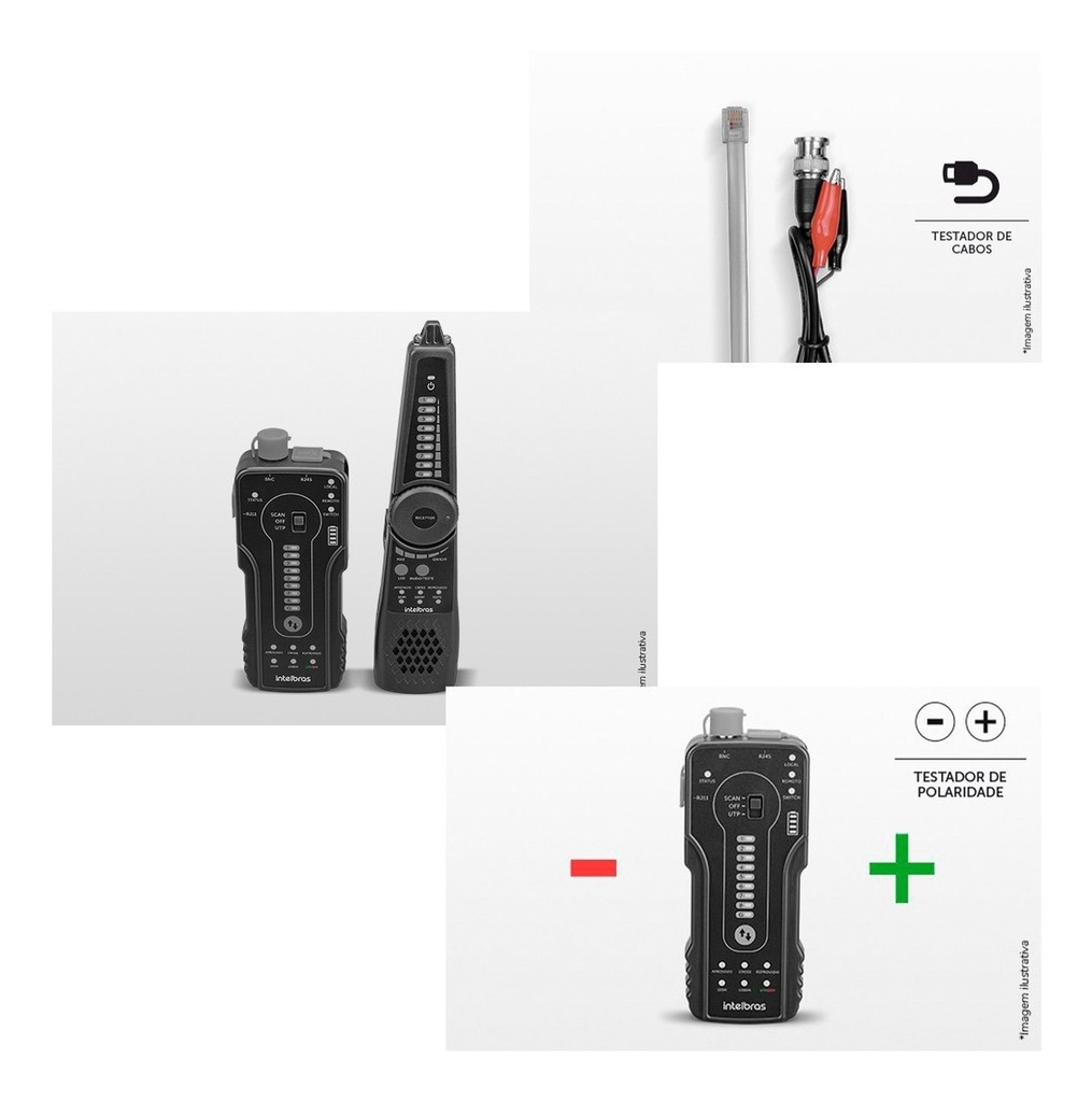 TESTADOR DE CABO TESTER 3000 RJ45