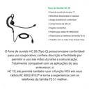 Telefone S/fio Ts 5120 Com Fone De Ouvido Hc 10 - Intelbras