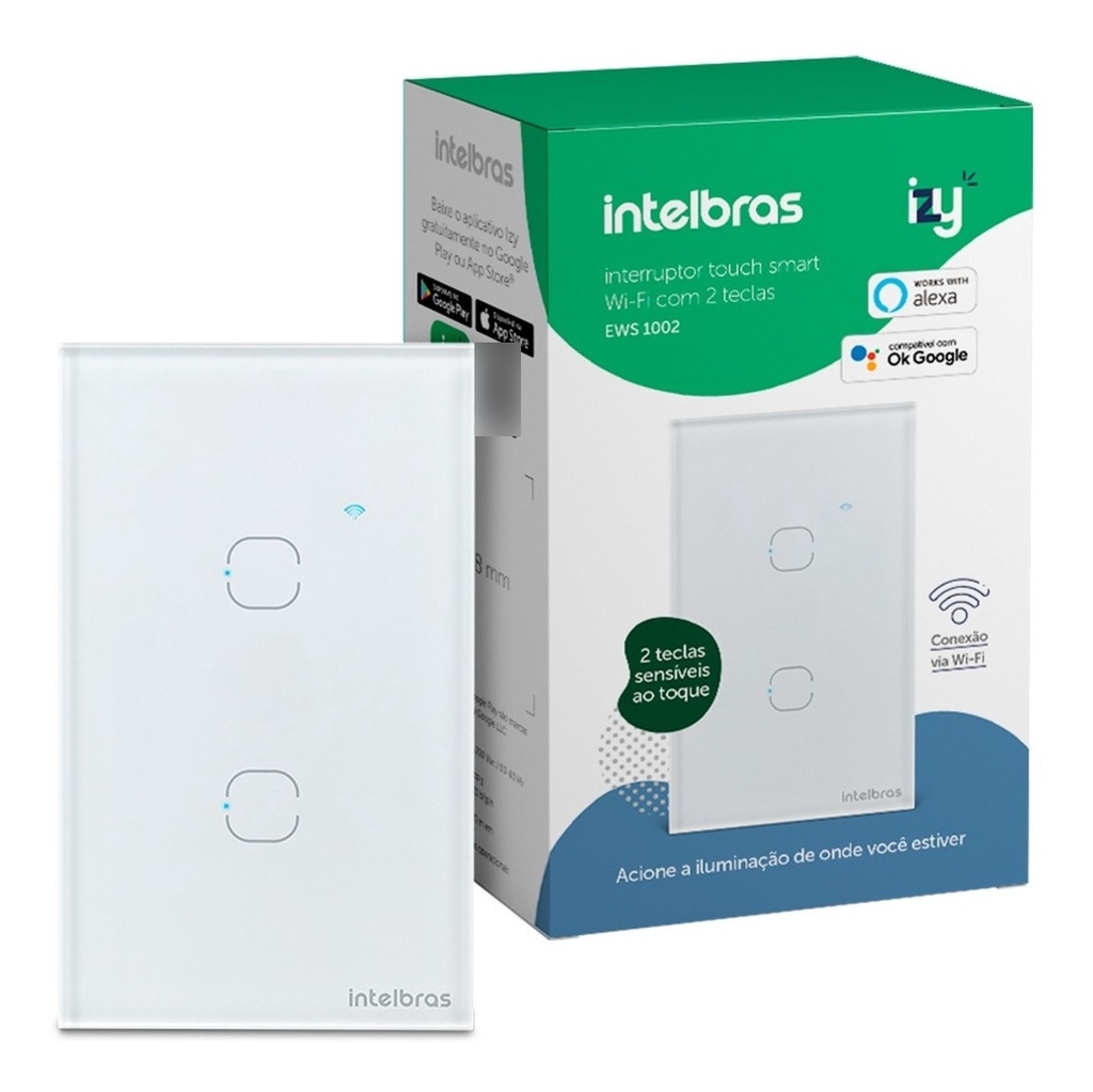 KIT 2X EWS 1002 BRANCO + EWS 1003 BRANCO 
