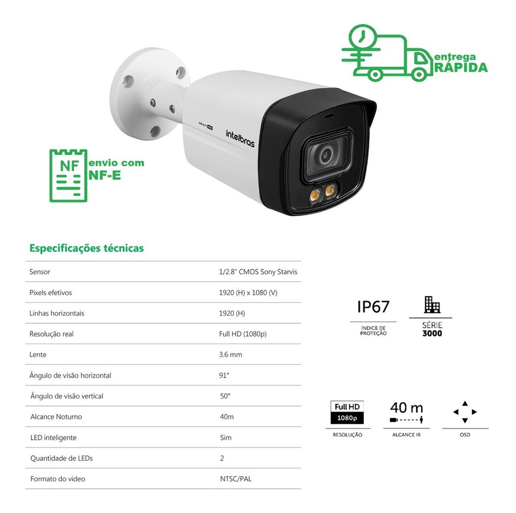 KIT 8X VHD 3240 FULL COLOR