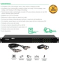 Power Conv. Est. Video Balun 16 canais VB 3016 WP