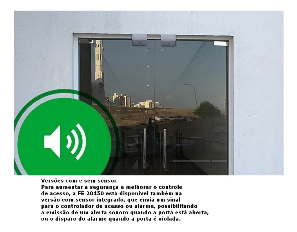 KIT UNIVERSAL FE 20150 - FECHADURA-ELETROÍMÃ (C/SENSOR)