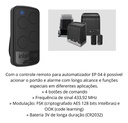 CONTROLE REMOTO EP 04 PARA AUTOMATIZADOR INTELBRAS