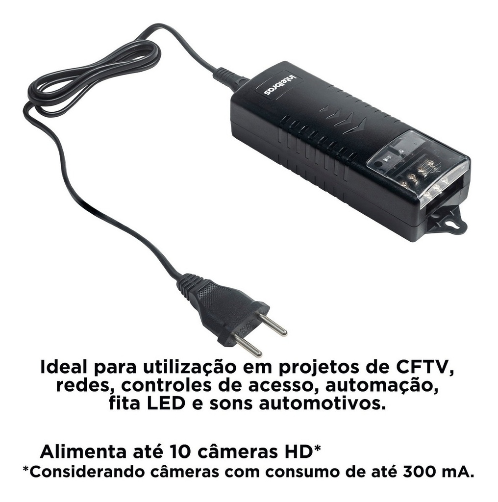 FONTE EF 1203 + 12,8V 3A