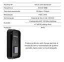 BOTOEIRA SEM FIO BT 100 PRETA