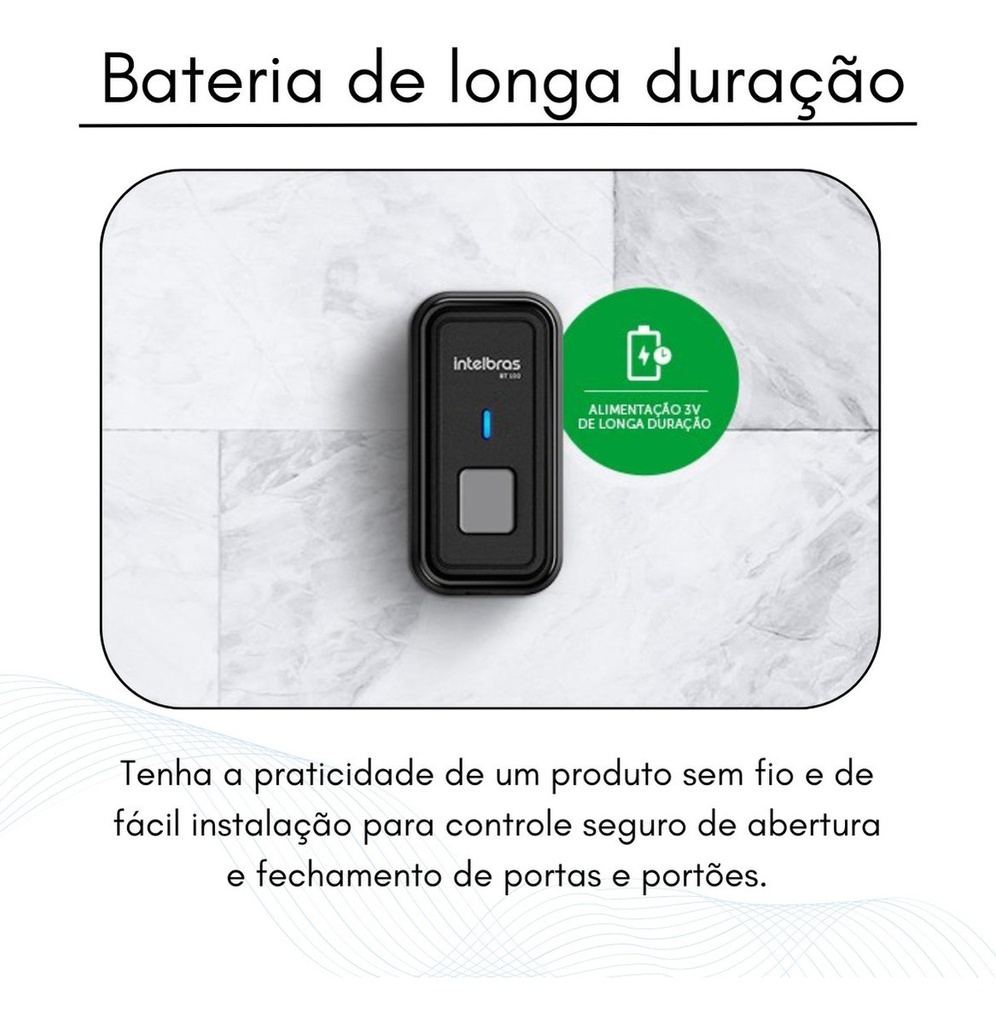 BOTOEIRA SEM FIO BRANCA BT 100