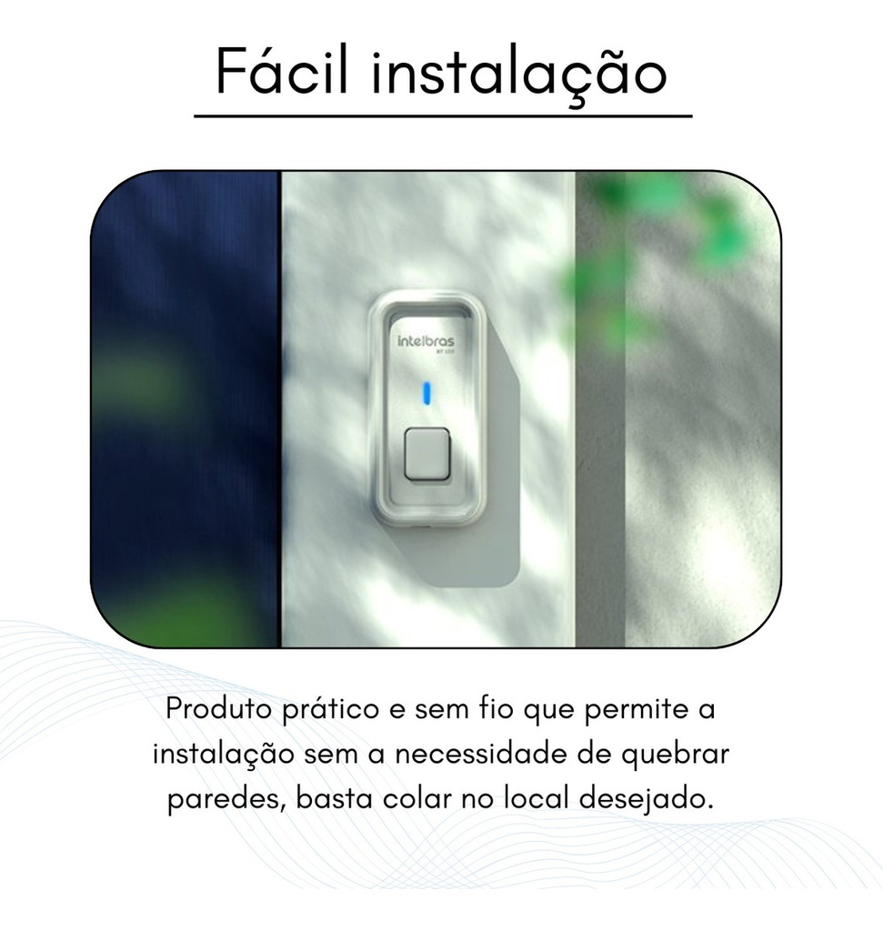 BOTOEIRA SEM FIO BRANCA BT 100