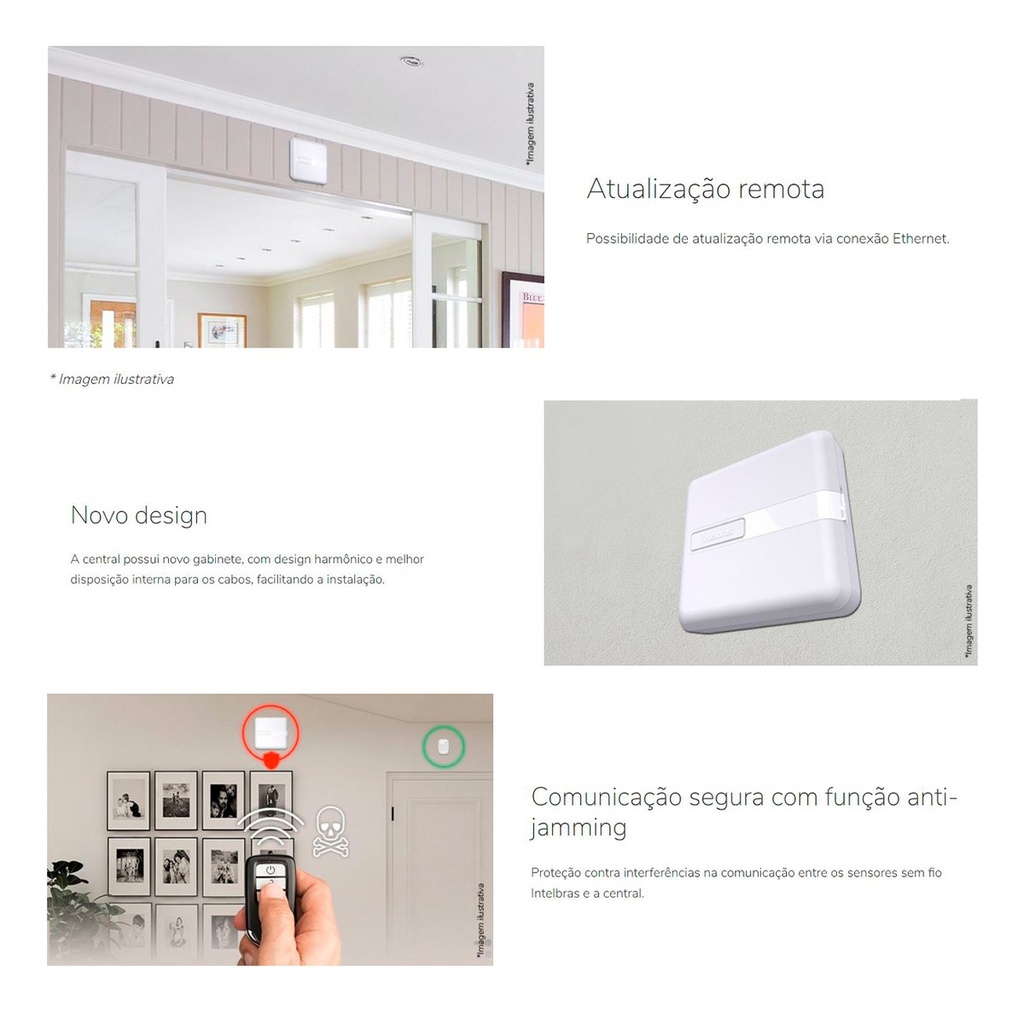 Central Alarme Intrusao AMT 2018 E SMART