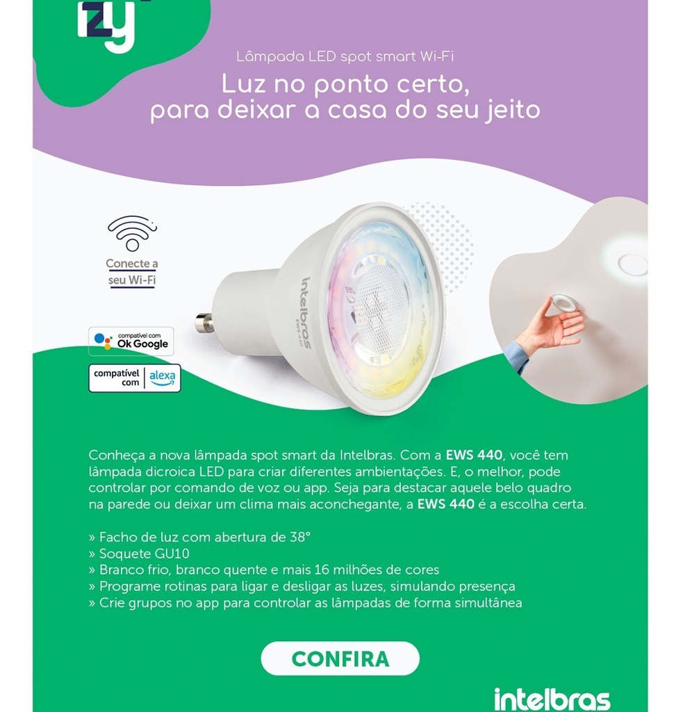 LAMPADA LED SPOT SMART EWS 440
