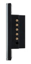 INTERRUPTOR SMART WIFI TOUCH 3 TECLAS EWS 1003 PRETO