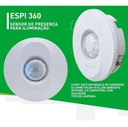 INTERRUPTOR SENSOR DE PRESENÇA PARA ILUMINAÇÃO ESPI 360