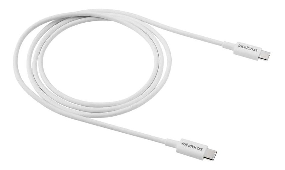 CABO USB TYPE C-C 1,2M PVC BRANCO EUCC 12PB