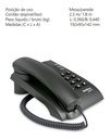Pleno - Telefone com fio (preto)