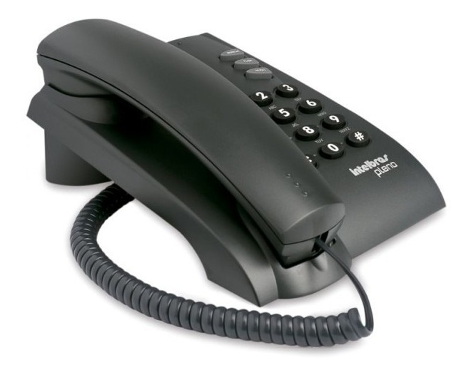 Pleno - Telefone com fio (preto)