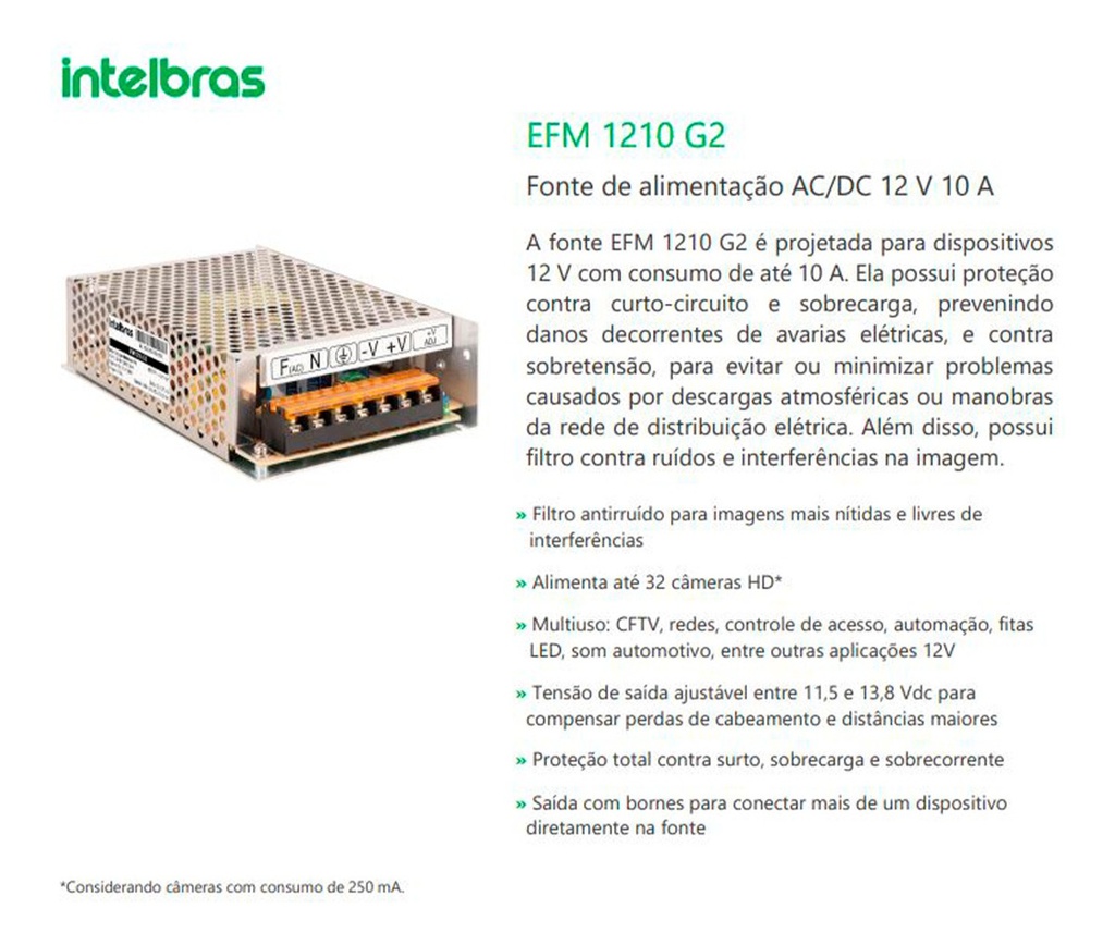 FONTE COLMÉIA EFM 1210 G2