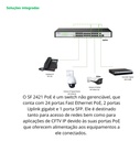 SWITCH NAO GERENCIAVEL 24P FAST SF 2421 POE SKD