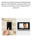 TERMINAL INTERNO VIDEO PORTEIRO IP - TVIP 3000 WIFI - BRANCO