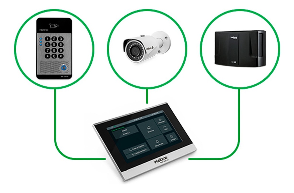 Terminal Interno Video Porteiro IP - TVIP3000UN