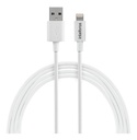 CABO IPHONE - NYLON BRANCO USB LIGHTNING 1.5M EUAL 15 NB