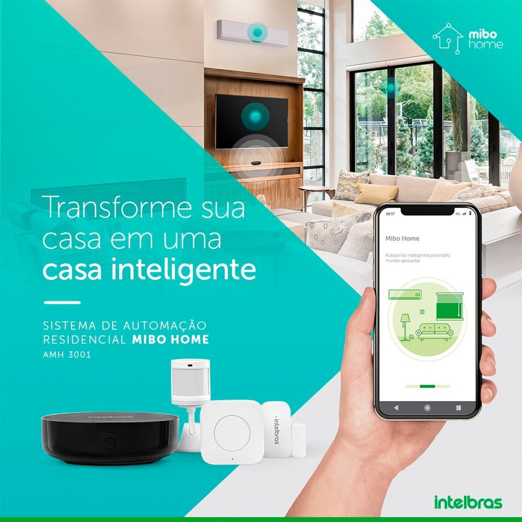 SISTEMA DE AUTOMACAO MIBO HOME AMH 3001