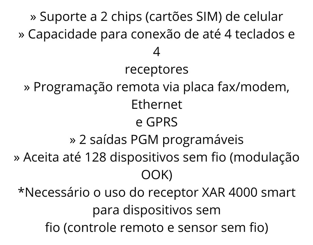 CENTRAL DE ALARME AMT 2018EG