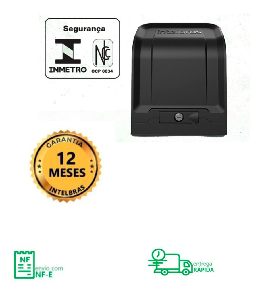 MOTOR AUTOMATIZADOR DE PORTAO DR 400 220V INTELBRAS