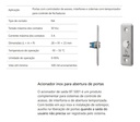 BOTOEIRA ACIONADOR ABERTURA INOX EMBUTIR BT 5001