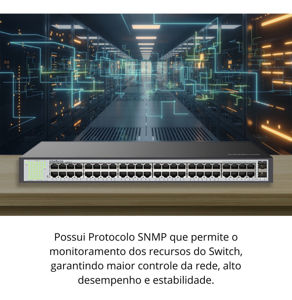 SWITCH GERENCIAVEL GIGABIT 52PG SKD S2050G-A