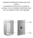 BOTOEIRA INOX EMBUTIR 4X2 BT 5000 INTERNO