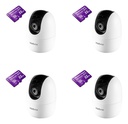 KIT 4 X CAMERA IM4 COM CARTÃO 32 GB