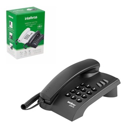 [1172] Pleno - Telefone com fio (preto)