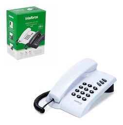 [2588] TELEFONE COM FIO PLENO (CINZA ÁRTICO)