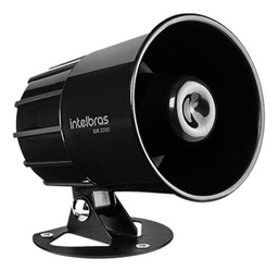 [4019] SIRENE CORNETA INTELBRAS 115 DB SIR 2000 - PRETA