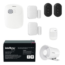 [5350] KIT C/ 1XANM24NET + 2X XAC4000 + 1XXB12AL + 2XXAS4010 + 1XSIRENE + 1XIVP3000CF