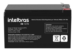 [554] XB 1270 12V XB 7,0 AH - BATERIA NOBREAK FONTE CARREGADORA